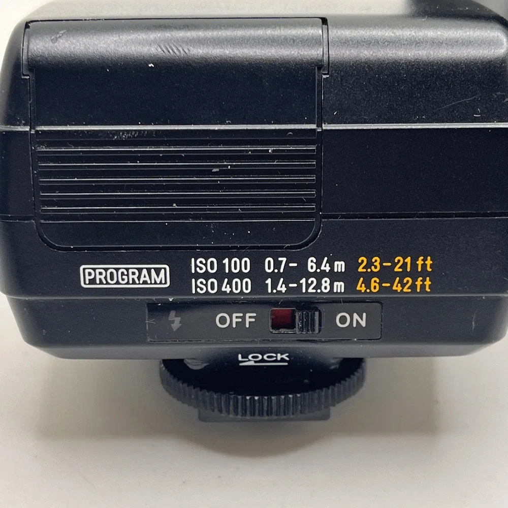 Minolta Maxxum 1800‎ AF Flash With Case Japan Vintage Camera Accessory